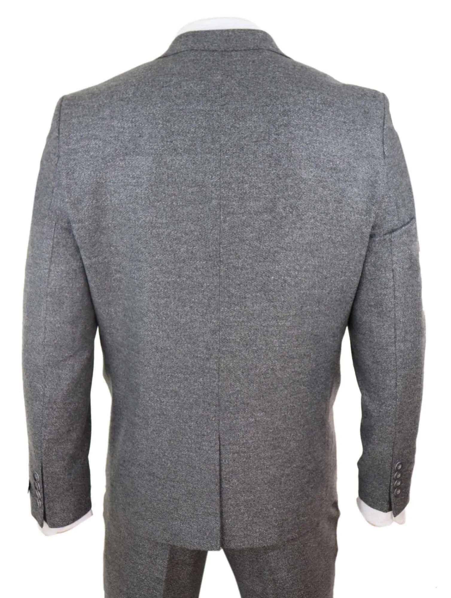 3 Piece Suit Double Breasted Tweed