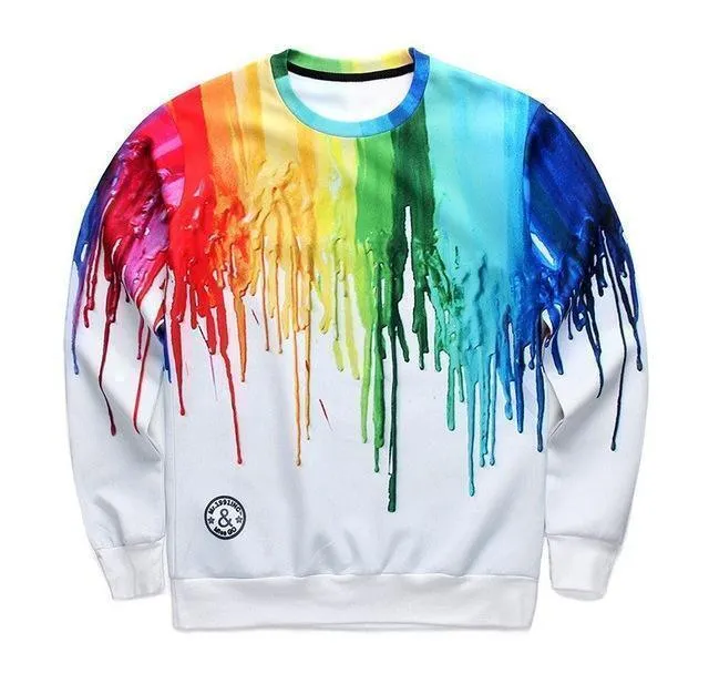 3D Color Sweatshirt For Men