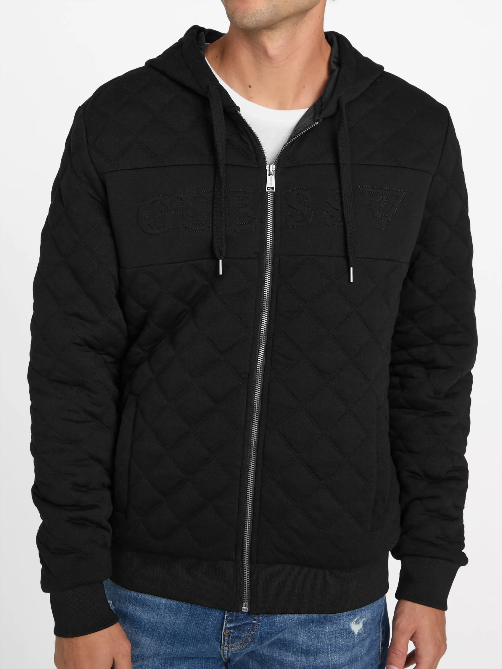 Ace Quilted Zip Hoodie