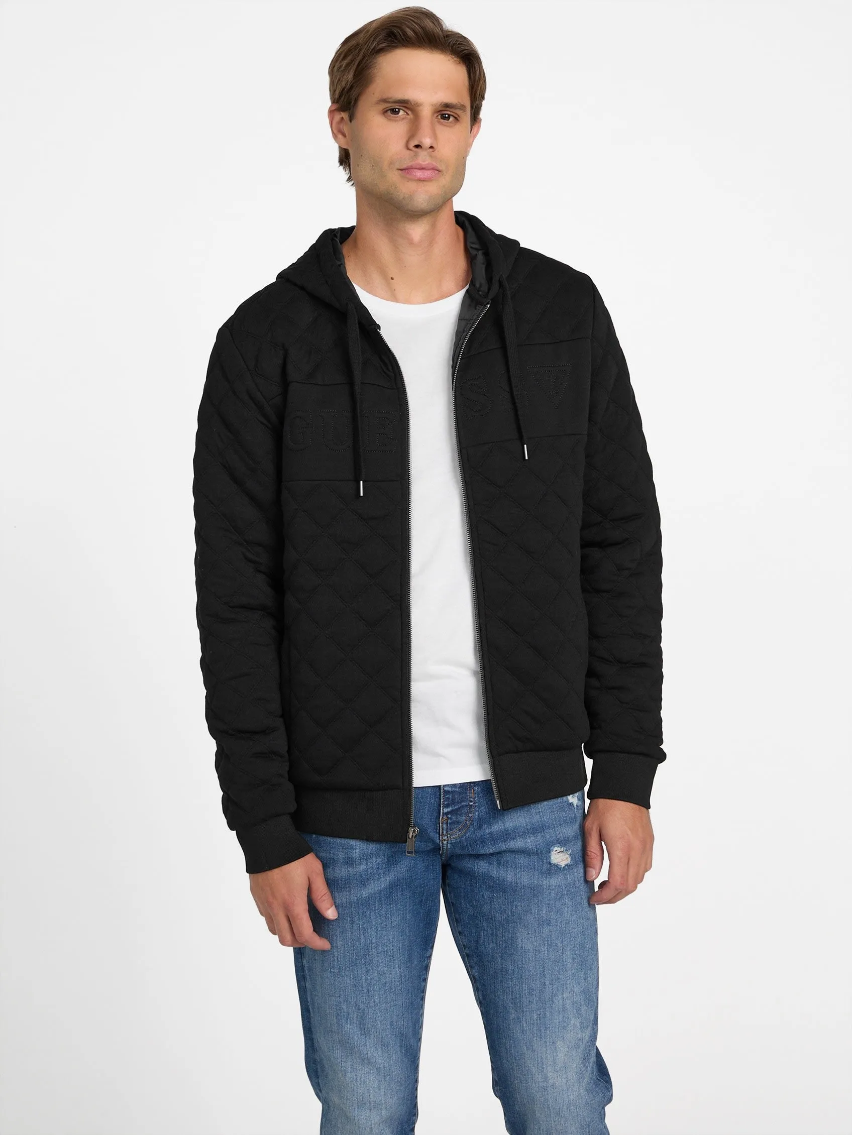 Ace Quilted Zip Hoodie
