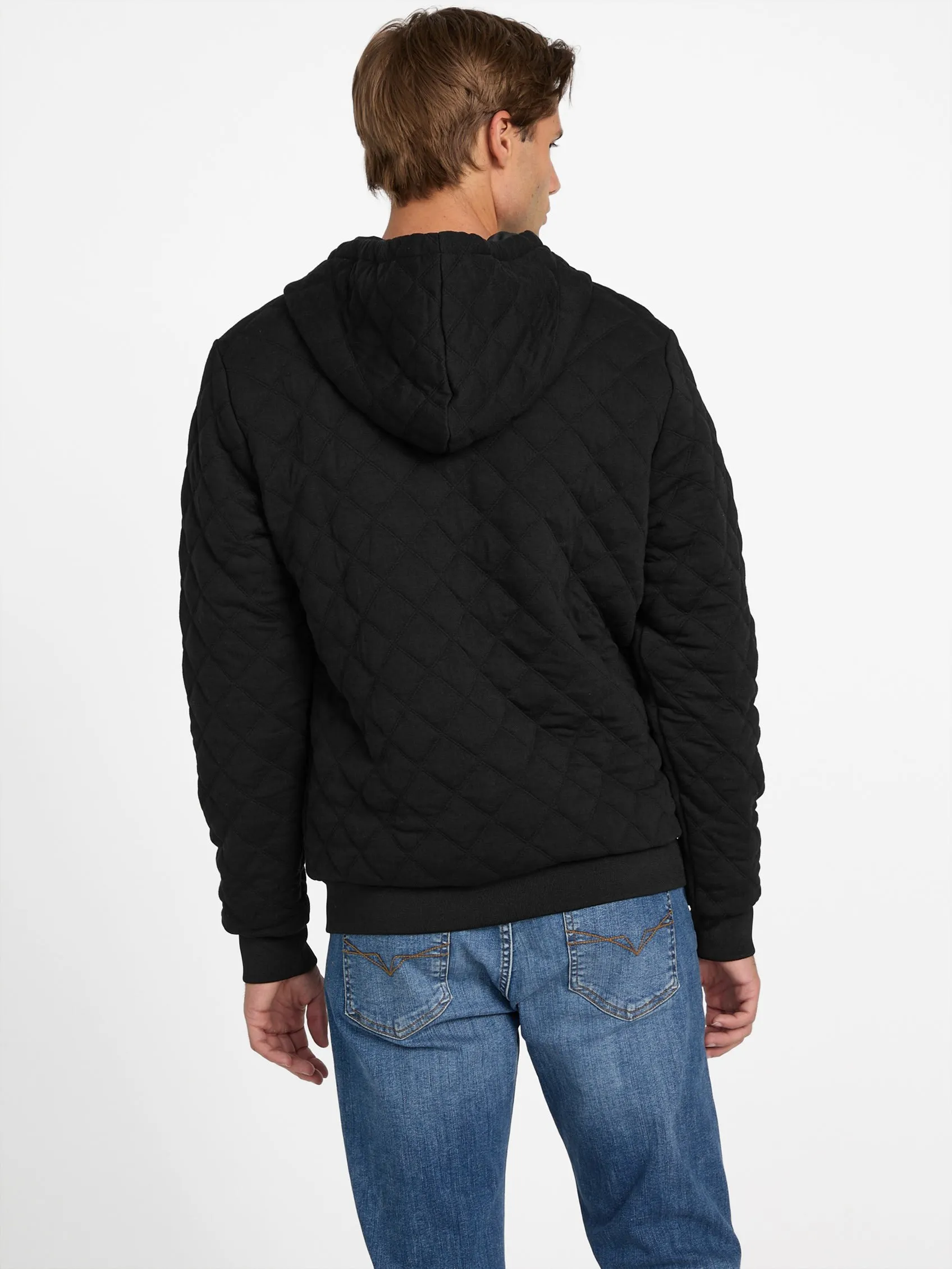 Ace Quilted Zip Hoodie