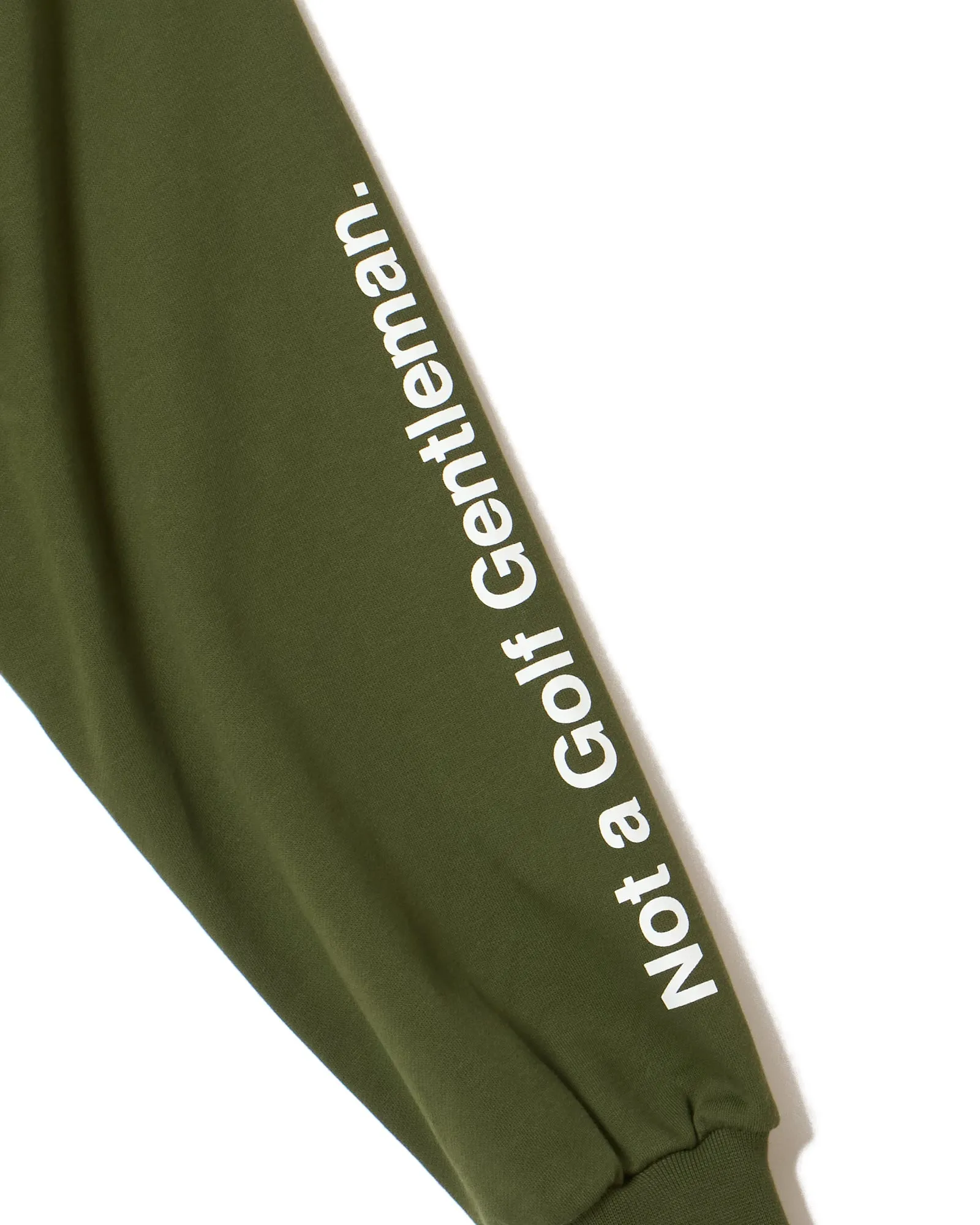 #ACTIVE MOCK NECKN SWEAT GREEN