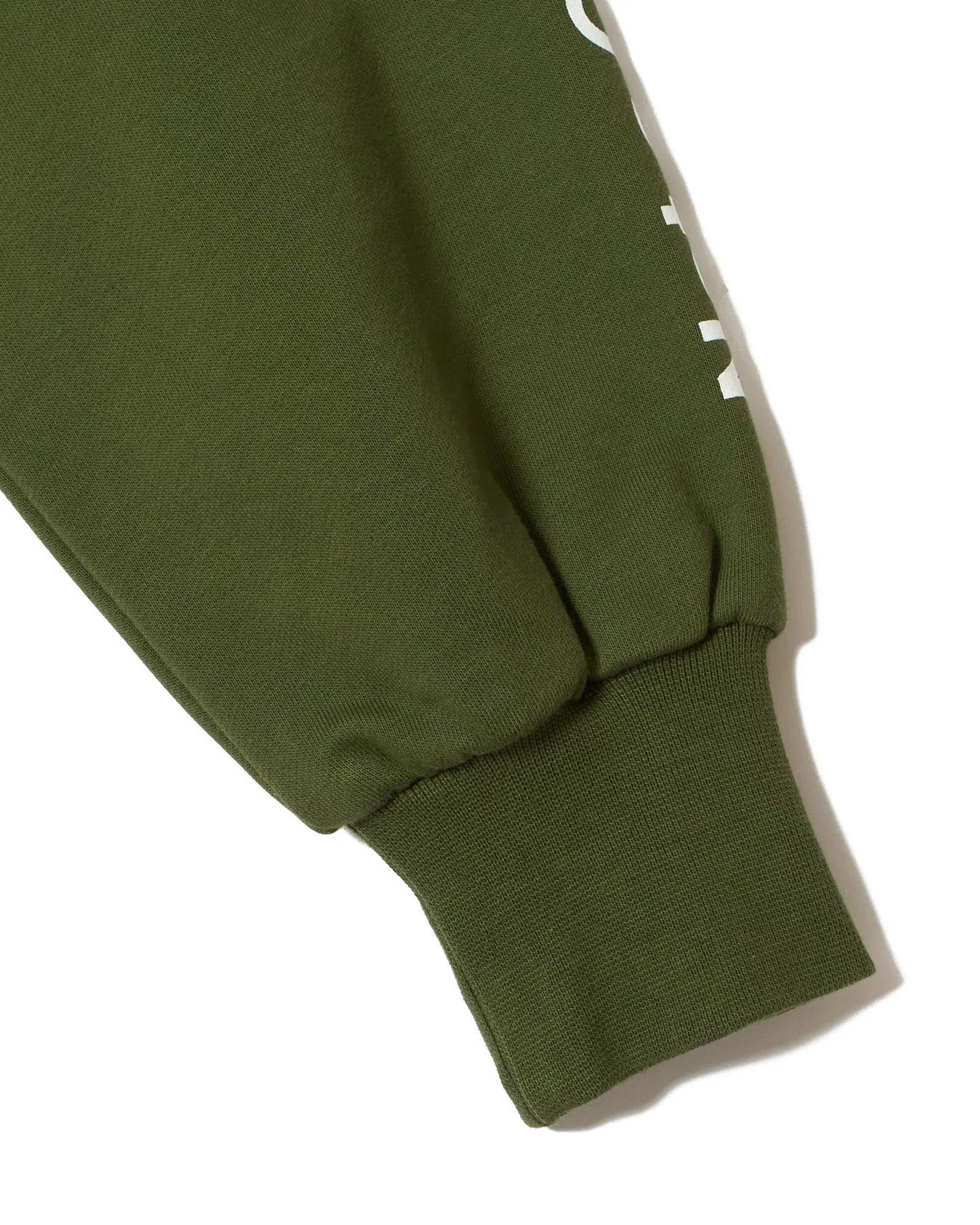 #ACTIVE MOCK NECKN SWEAT GREEN