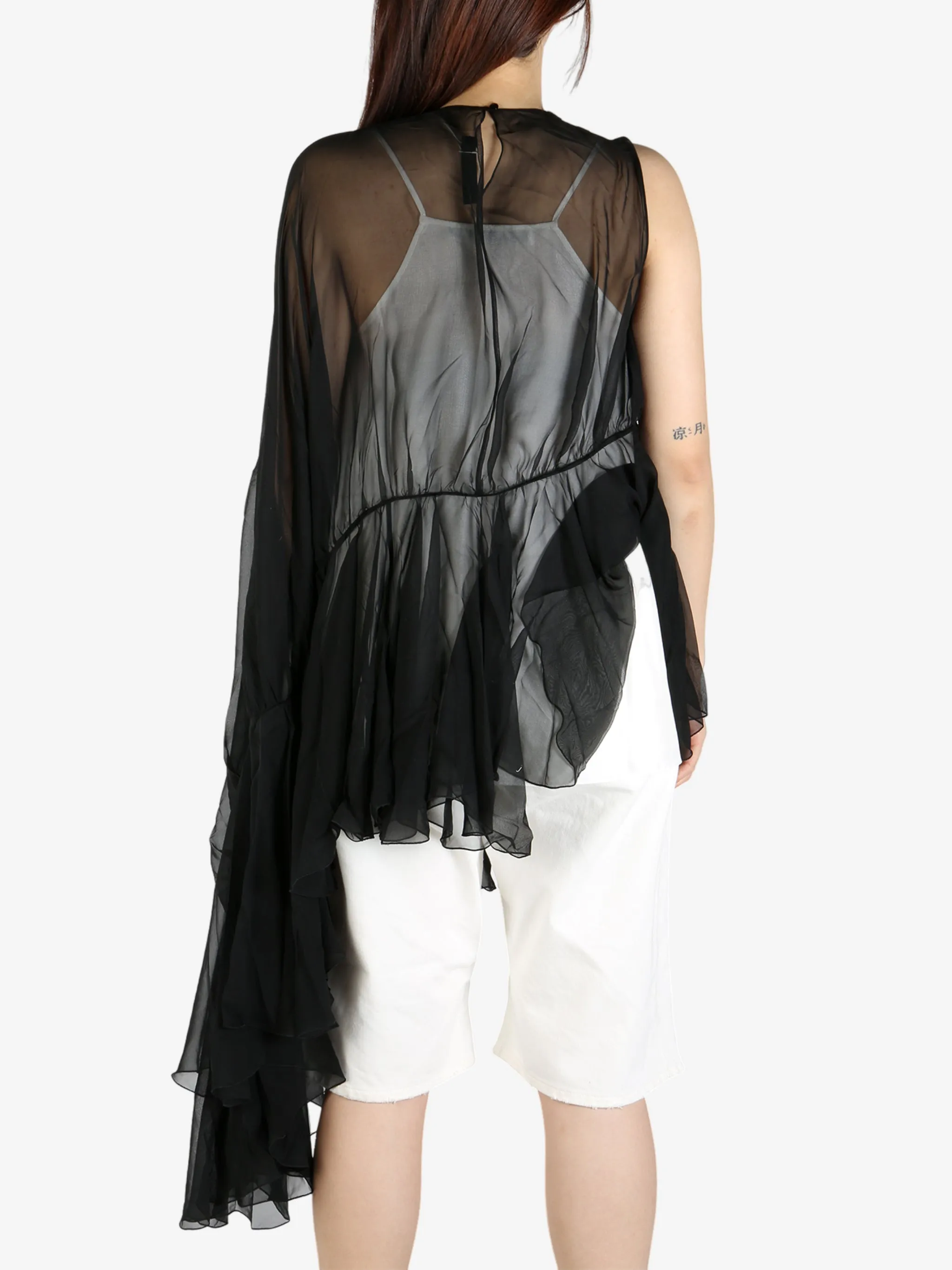 ALAINPAUL - Women Extended Ruffle Top Clothing_alainpaul