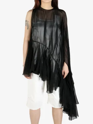 ALAINPAUL - Women Extended Ruffle Top Clothing_alainpaul