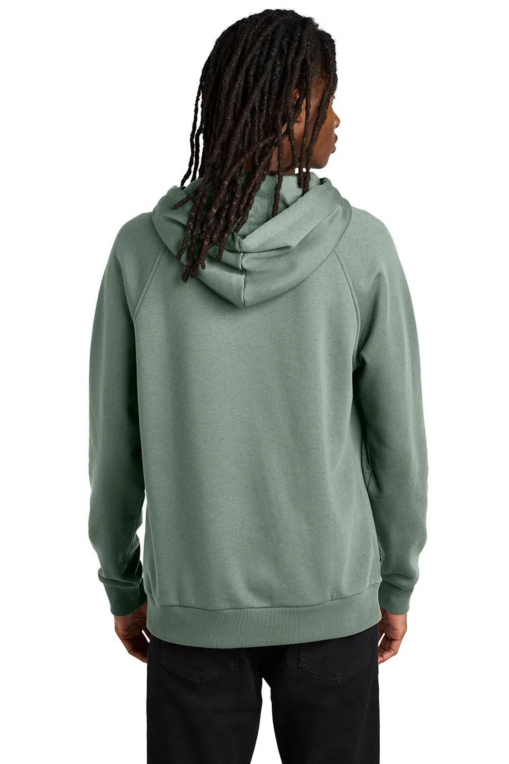 Allmade Mens CVC Fleece Hooded Sweatshirt Hoodie w/ Pouch Pocket - Matcha Green