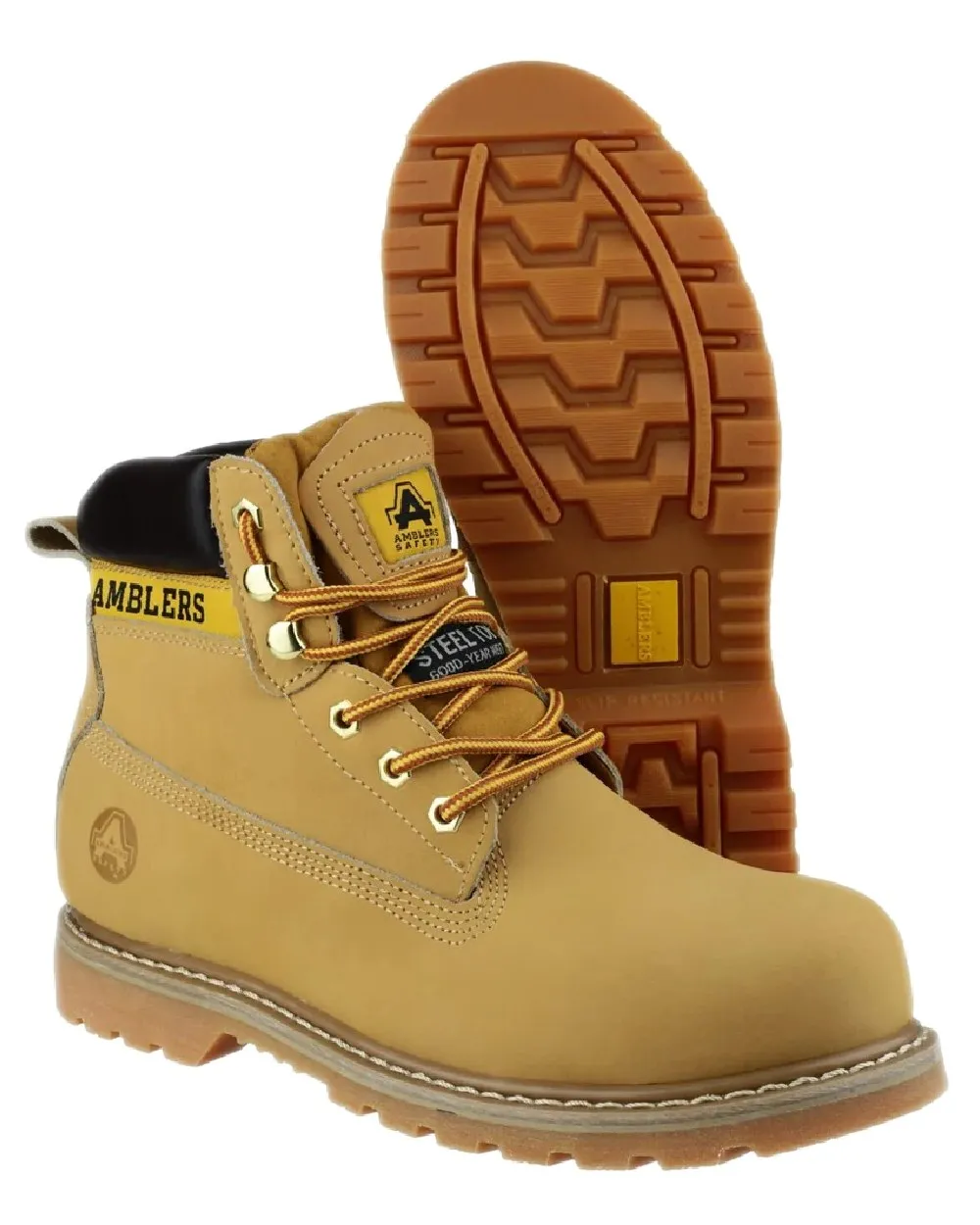 Amblers Safety Mens FS7 Goodyear Welted Safety Boots Amblers Safety Shoes