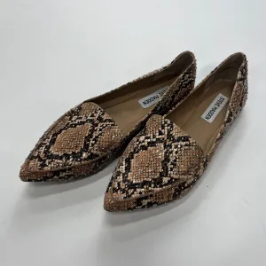 Animal Print Shoes Flats Loafer Oxford Steve Madden, Size 7.5 steve madden