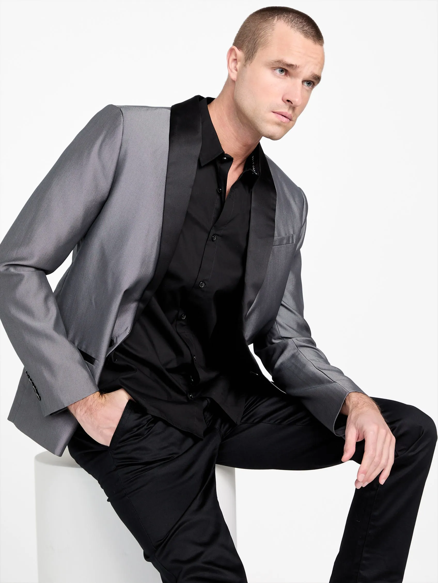 Archie Color-Block Blazer