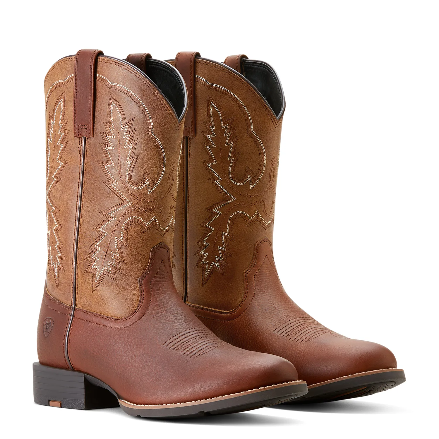Ariat Men's Sport Stratten Western Boot - Peanut/Toasty Tan Ariat Shoes