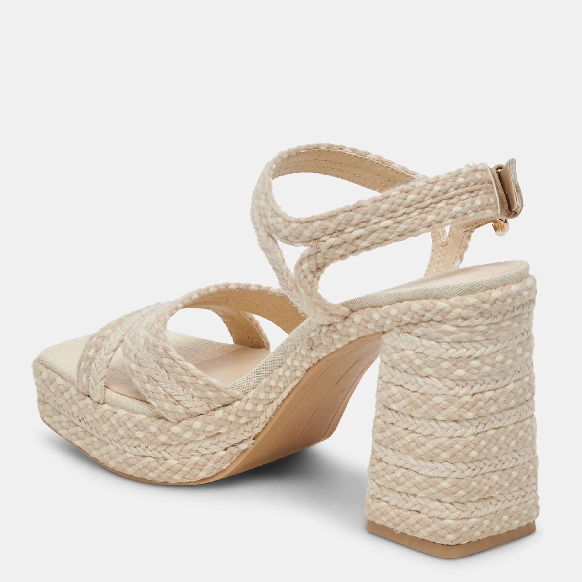 Arnela Heels Dune Multi Woven