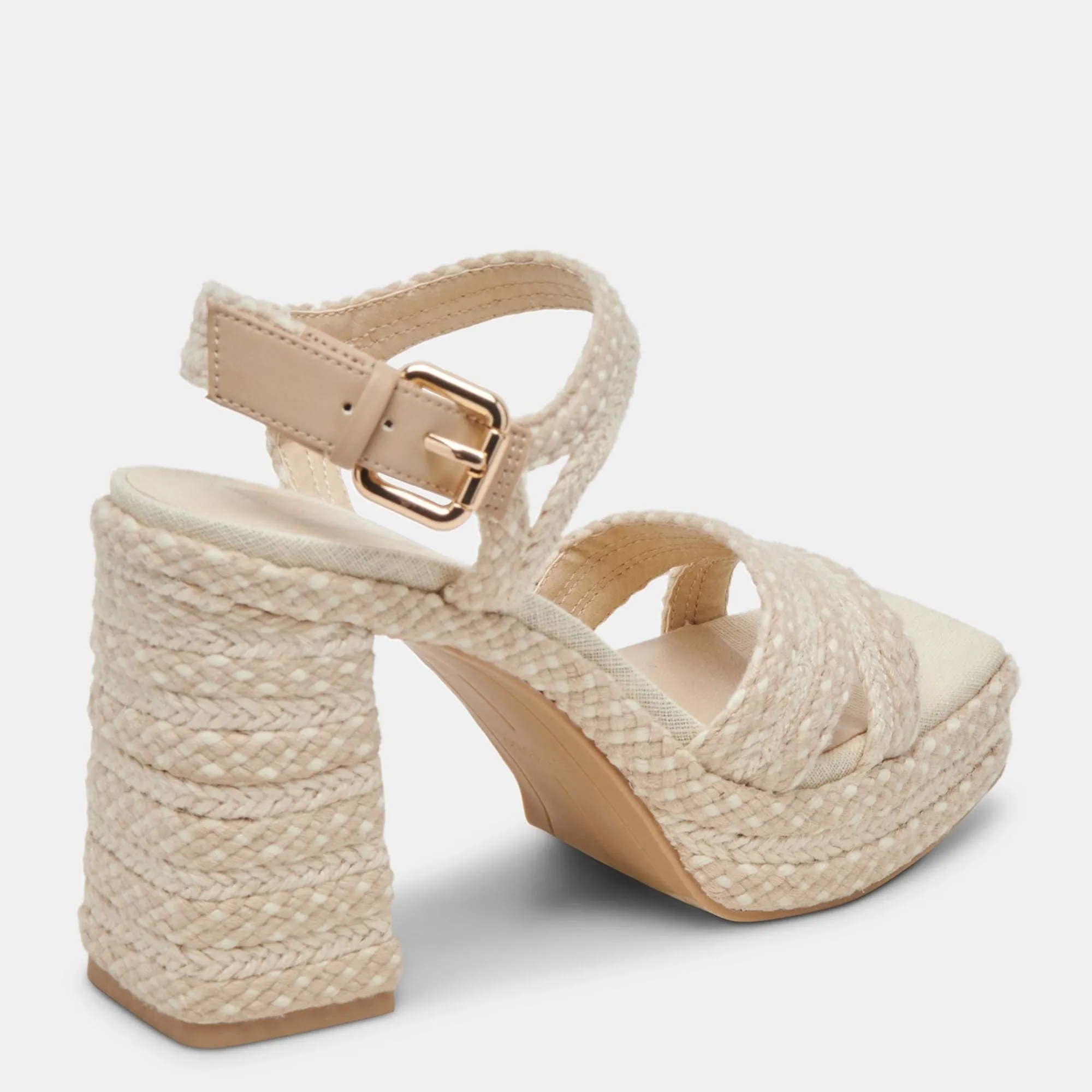 Arnela Heels Dune Multi Woven