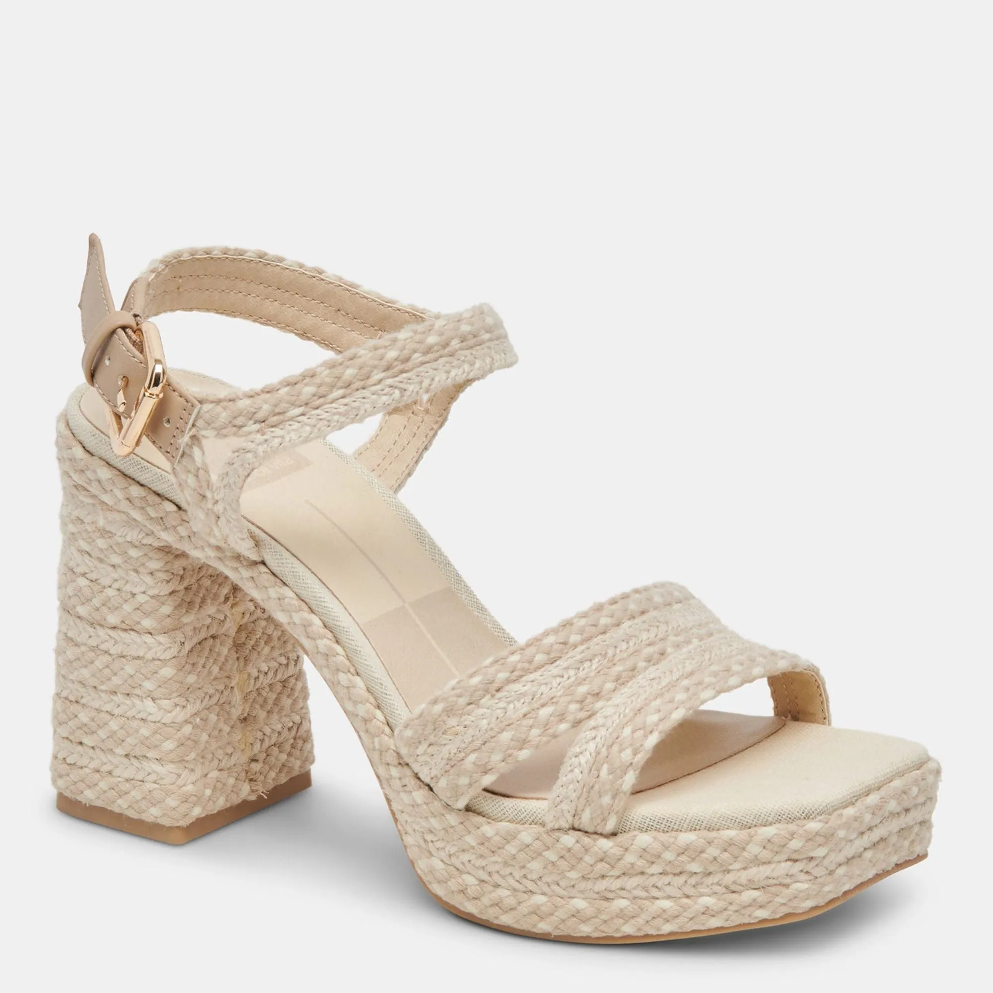 Arnela Heels Dune Multi Woven