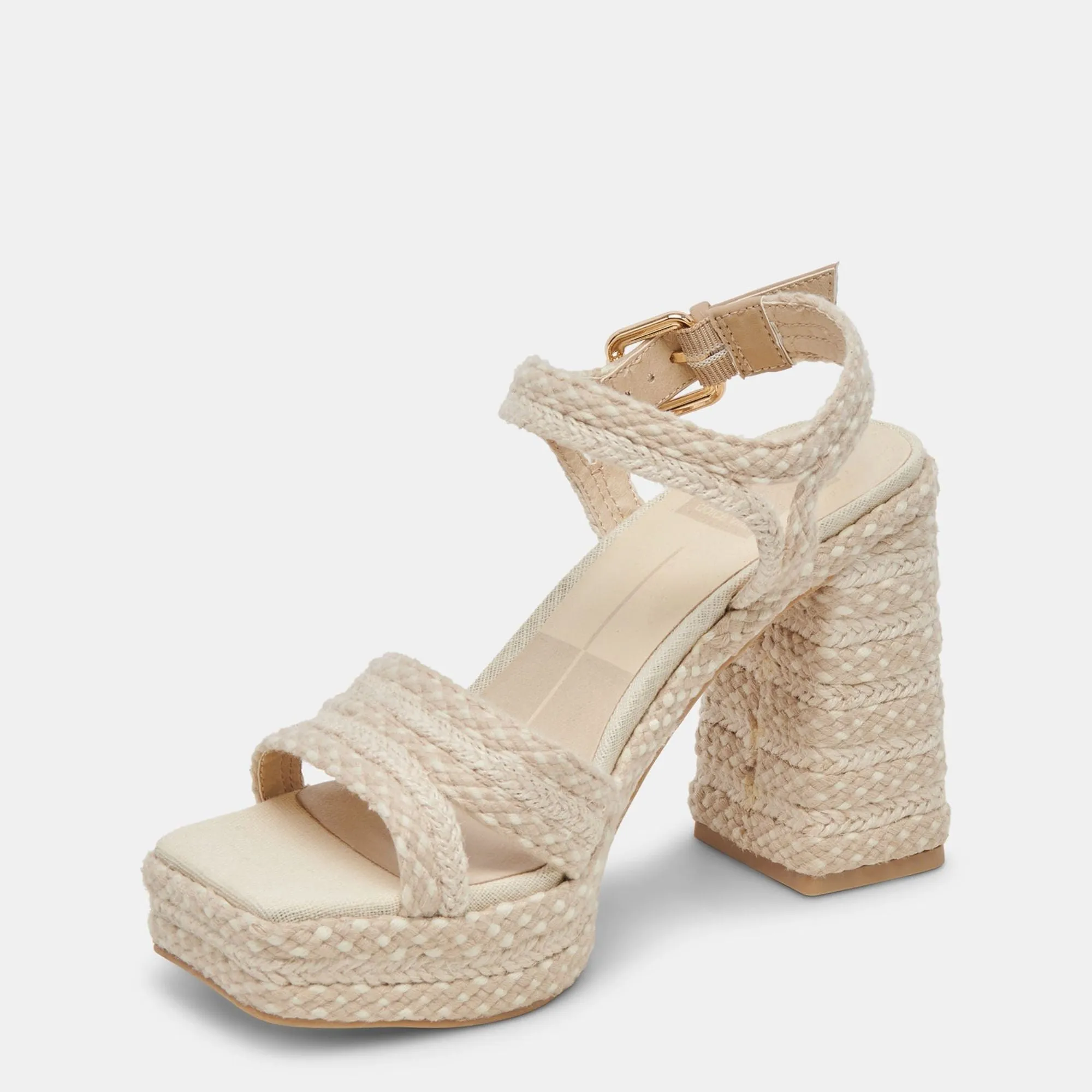 Arnela Heels Dune Multi Woven