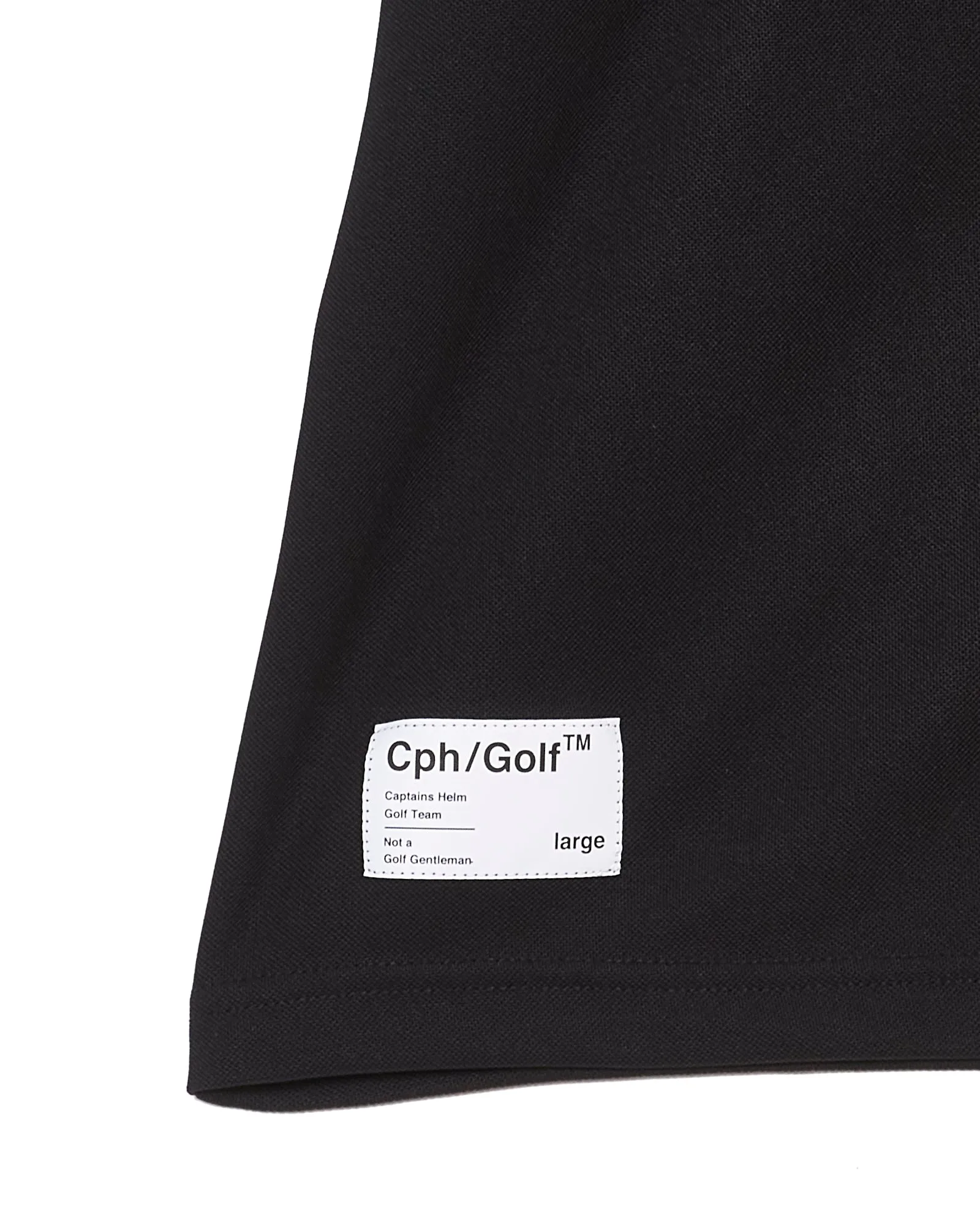 AS2OV×Cph/Golf™ #OVERSIZED S/S POLO BLACK
