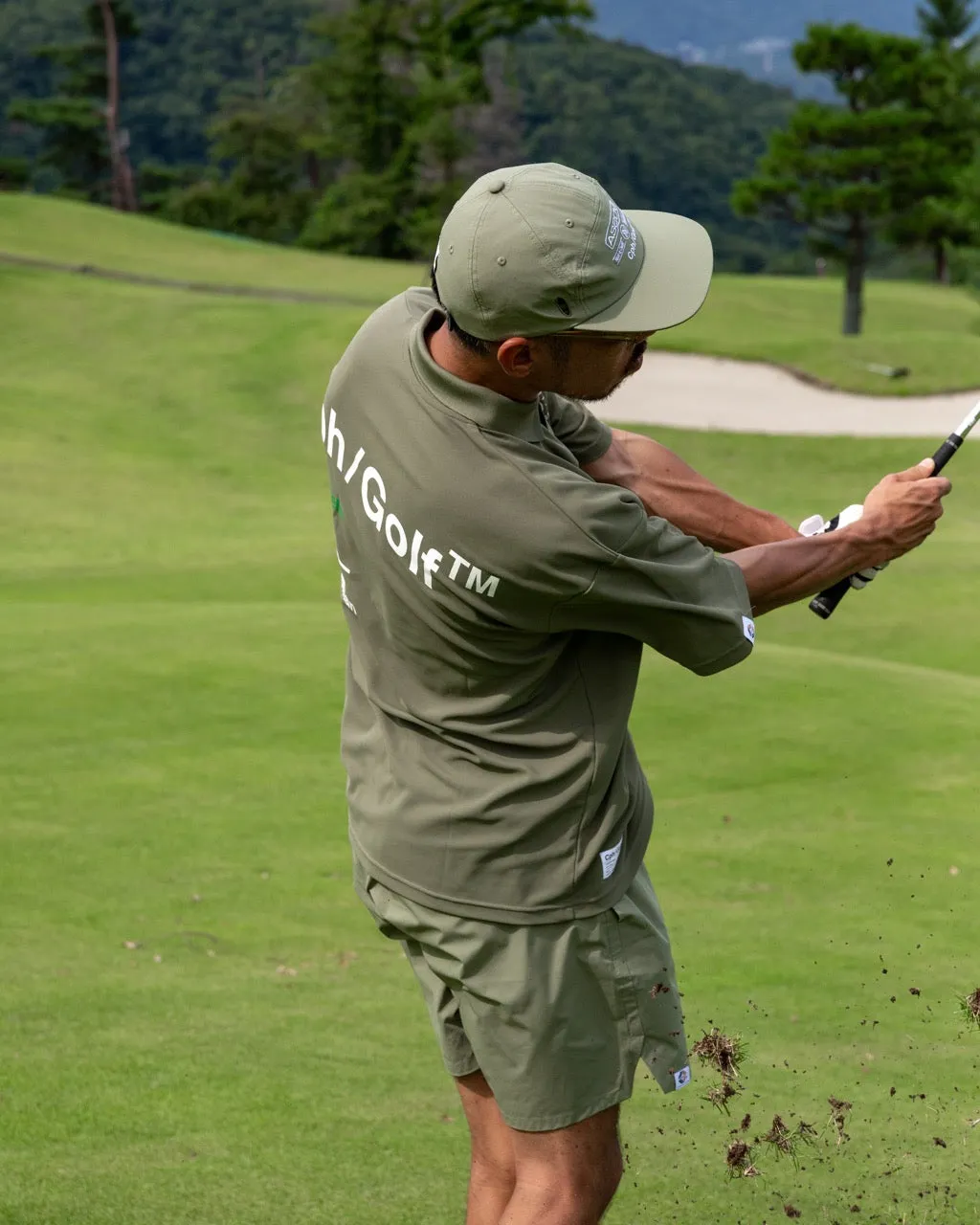 AS2OV×Cph/Golf™ #OVERSIZED S/S POLO KHAKI