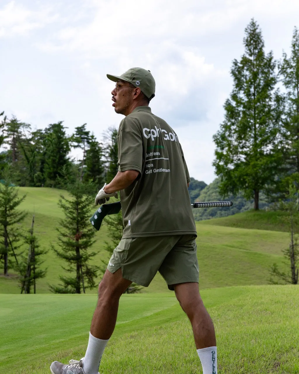 AS2OV×Cph/Golf™ #OVERSIZED S/S POLO KHAKI