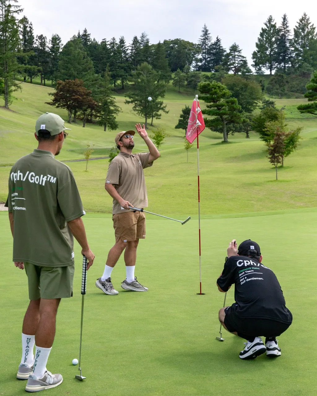 AS2OV×Cph/Golf™ #OVERSIZED S/S POLO KHAKI