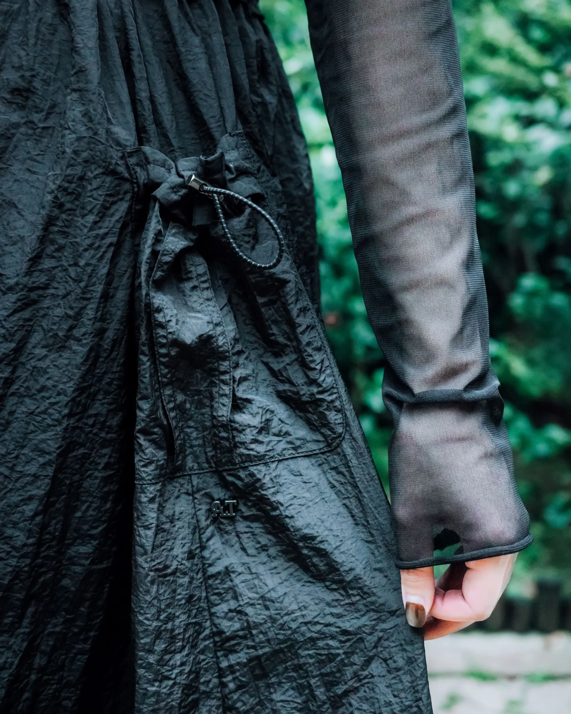 A.T. OUTDOOR Nylon Flare Dress Clothing_Atsuro-Tayama