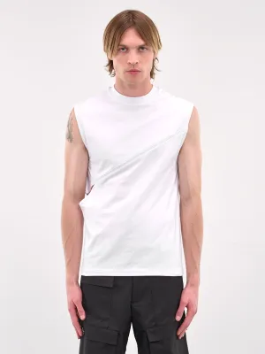 Bias Slit Tank (M-09-136-WHITE)