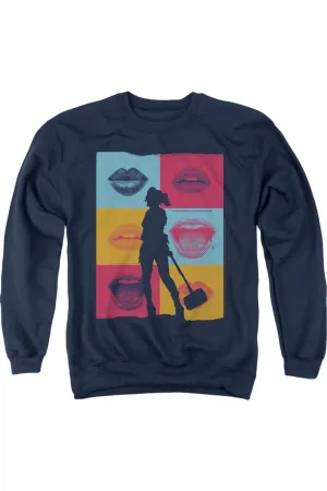 Birds Of Prey Lips Adult Crewneck Sweatshirt