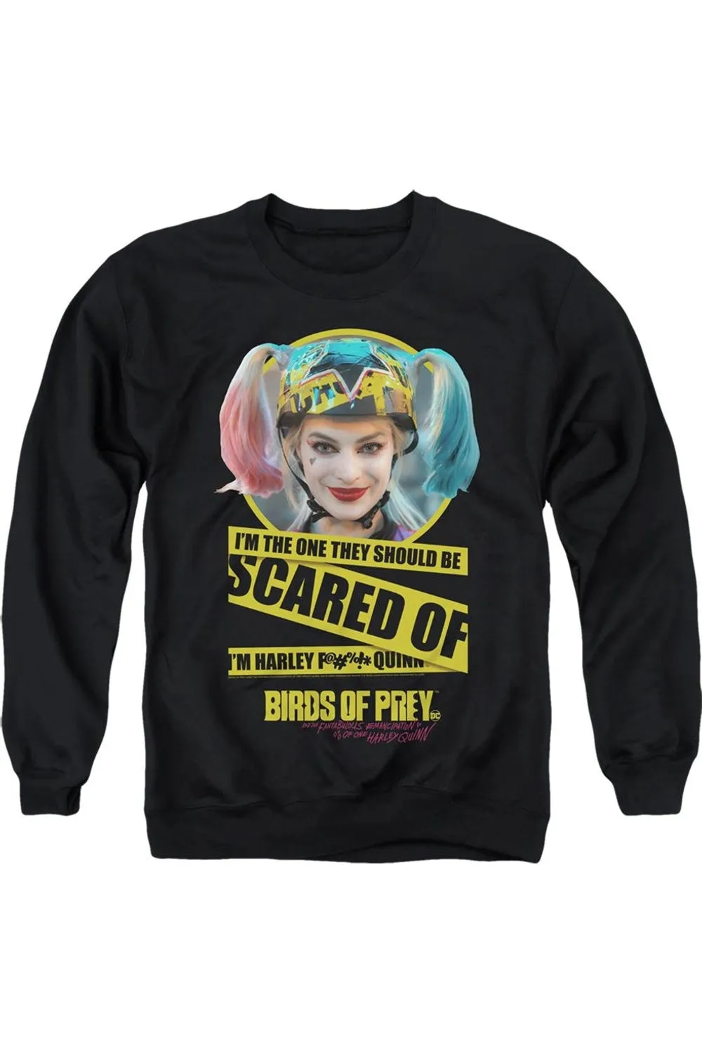 Birds Of Prey Scared Of Adult Crewneck Sweatshirt