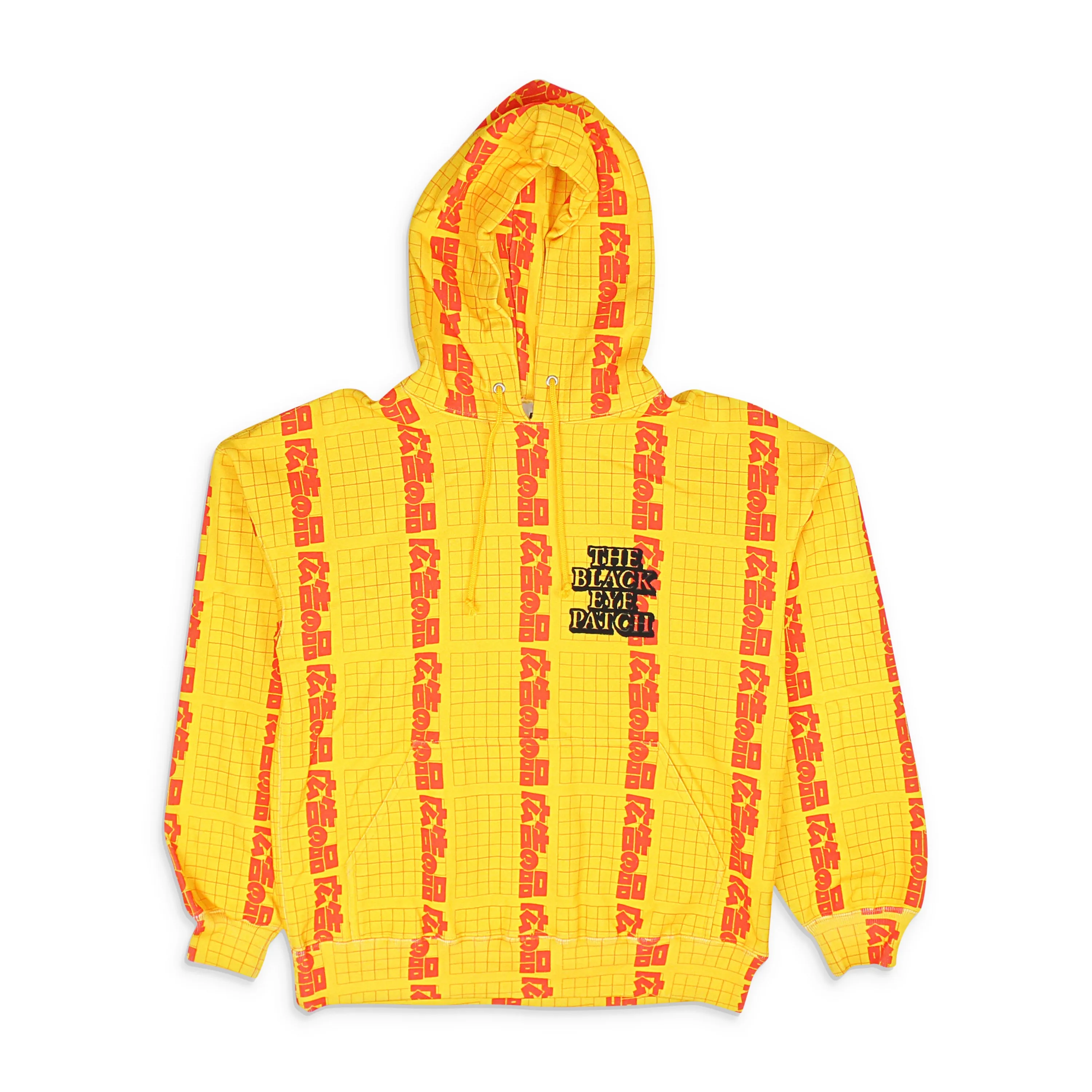 Blackeyepatch Yellow AS ADVERTISEDLABEL TEXILE HOODIE