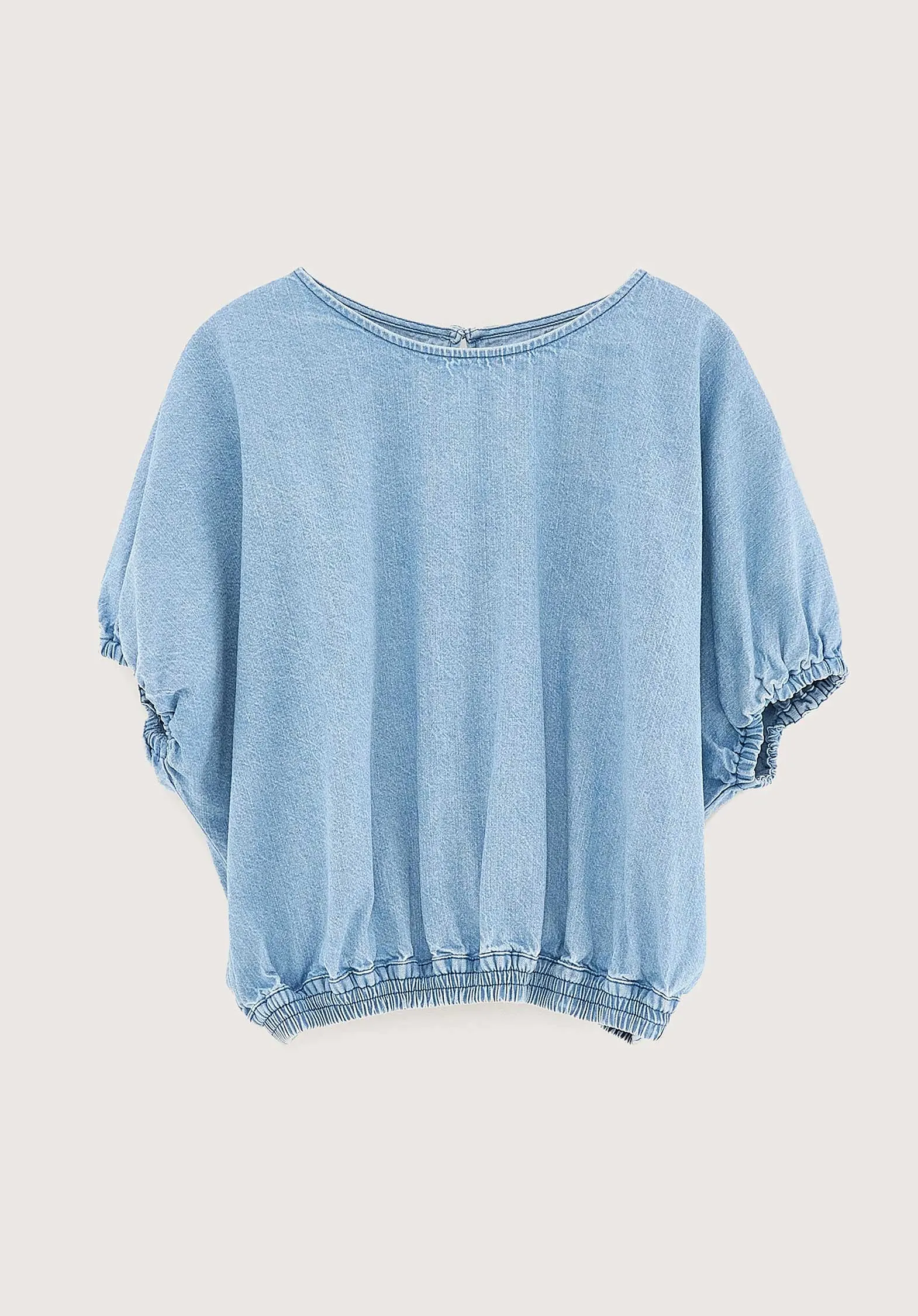 Blouse Bw251422 D056 Wilma D0563 Lt-Blue-Bleach Clothing_Bellerose