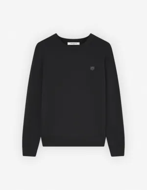Bold Fox Head Patch Regular Jumper Black