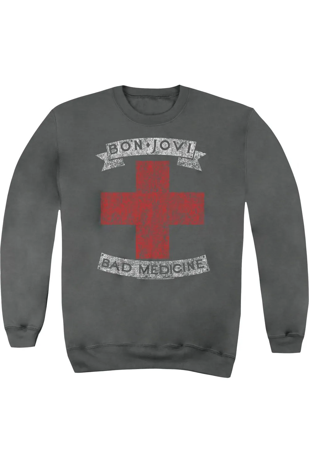 Bon Jovi Bad Medicine Adult Crewneck Sweatshirt