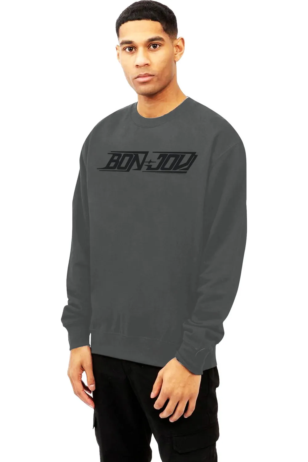 Bon Jovi New Logo Adult Crewneck Sweatshirt