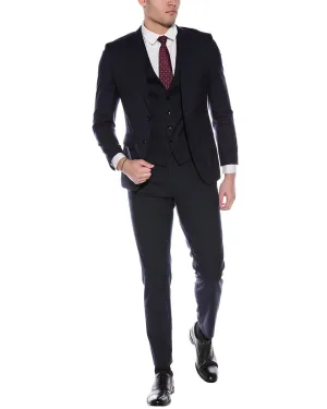 BOSS Hugo Boss 3pc Slim Fit Wool-Blend Suit
