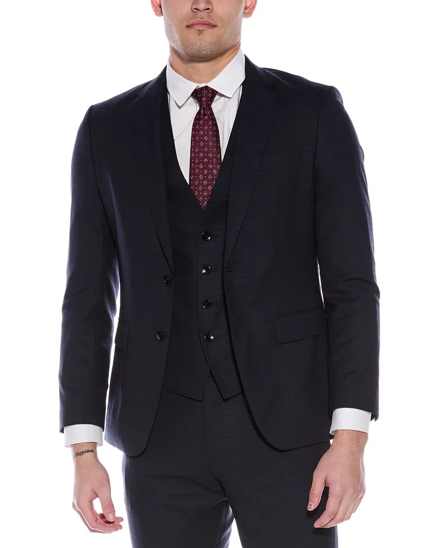 BOSS Hugo Boss 3pc Slim Fit Wool-Blend Suit