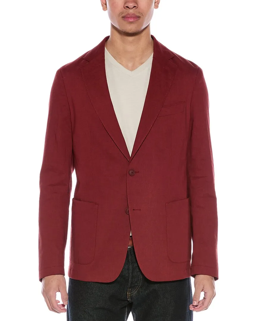 BOSS Hugo Boss Hanry Slim Fit Linen-Blend Blazer