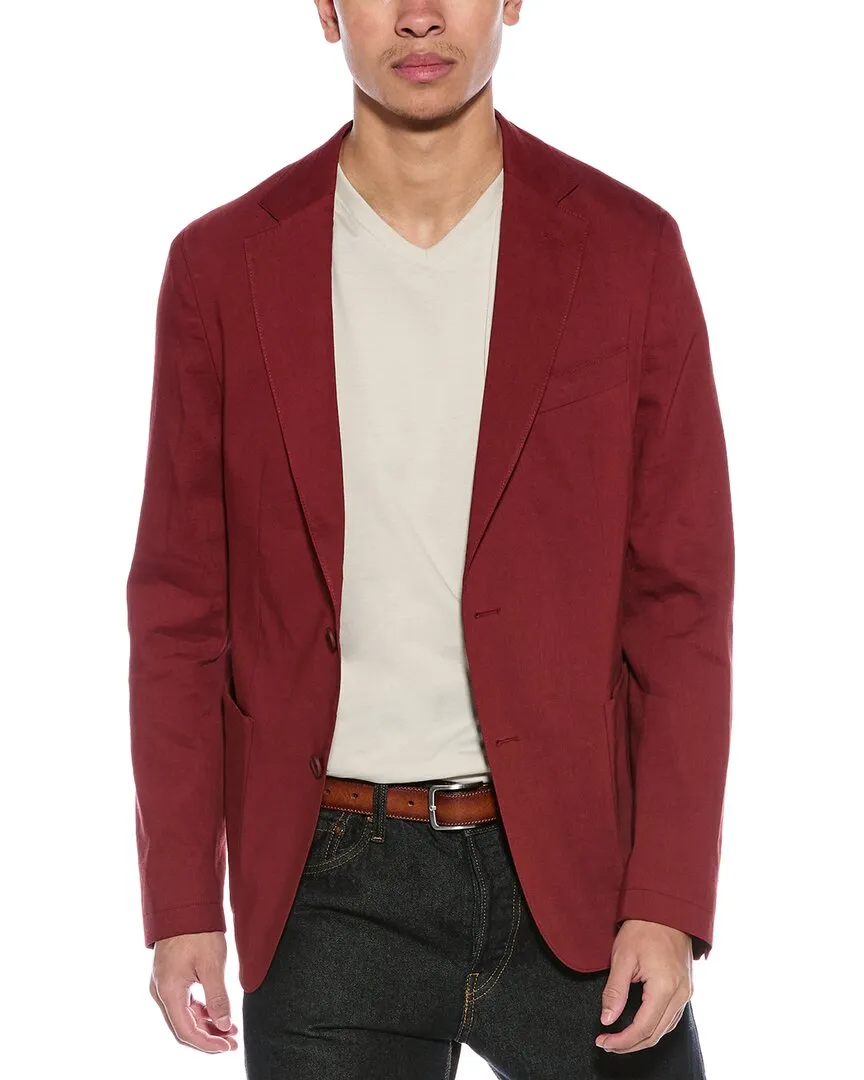 BOSS Hugo Boss Hanry Slim Fit Linen-Blend Blazer