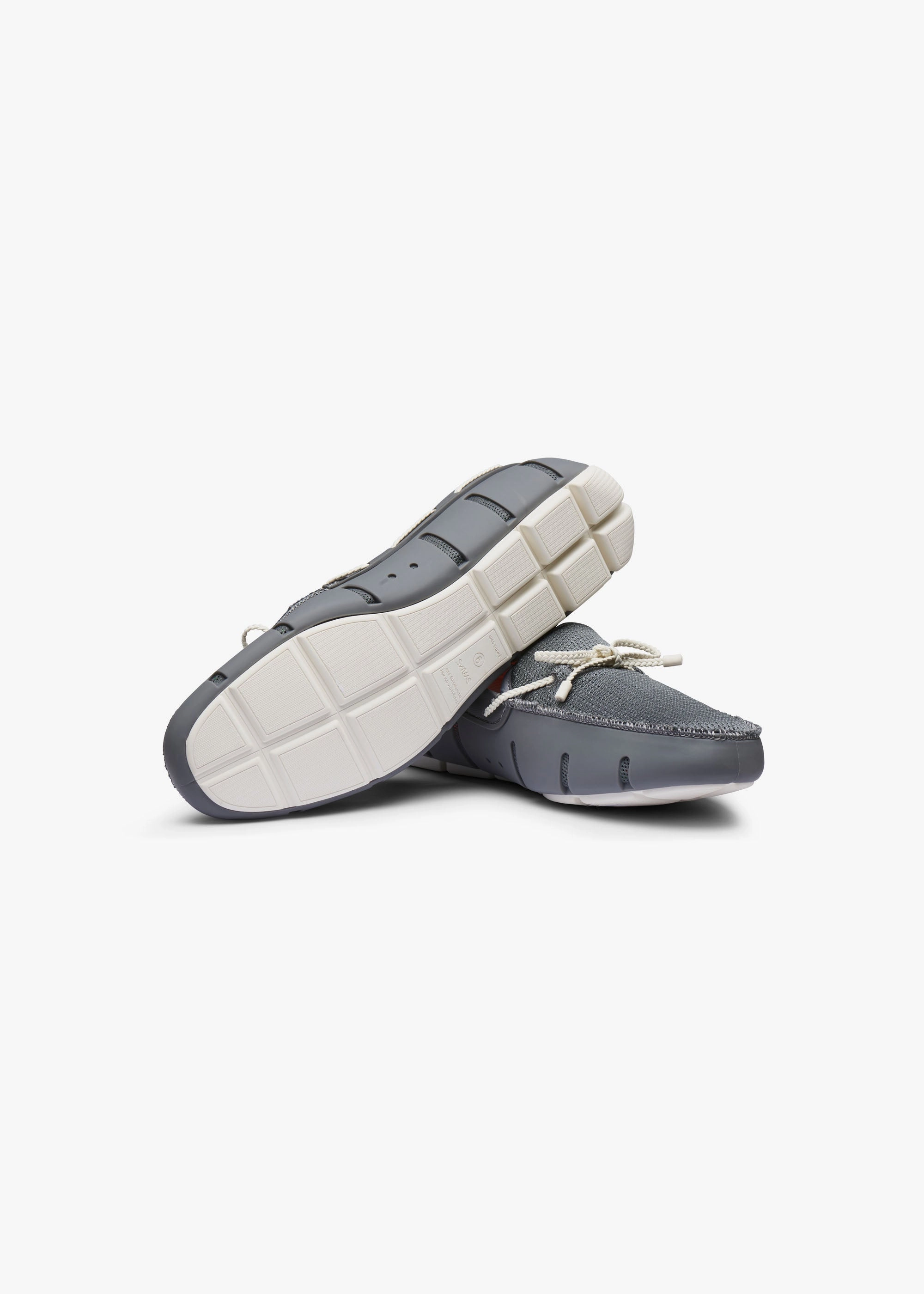 Braided Lace Loafer in Basalt Grey