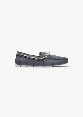 Braided Lace Loafer in Basalt Grey