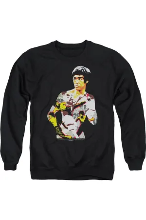 Bruce Lee Body Of Action Adult Crewneck Sweatshirt