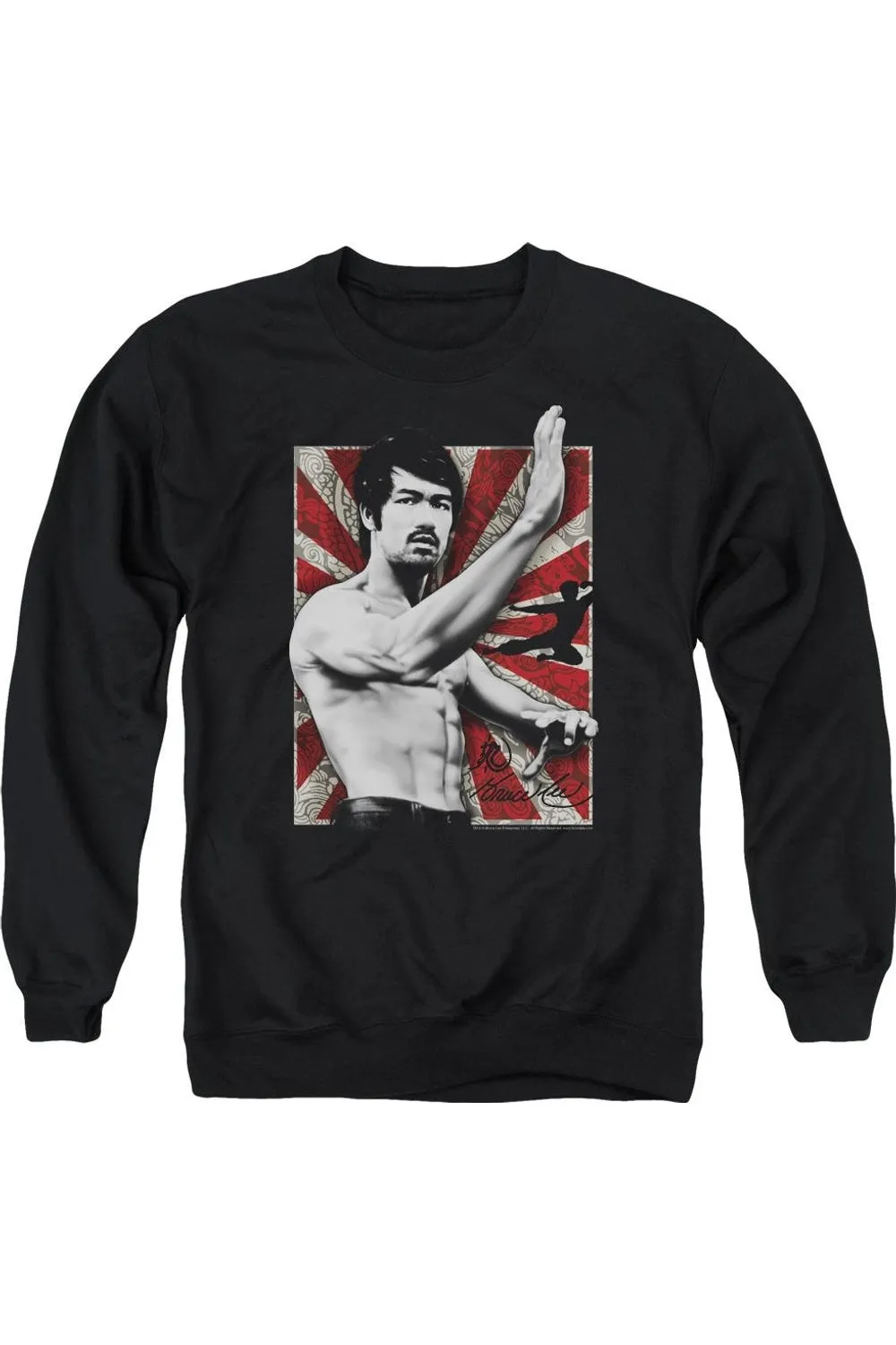 Bruce Lee Concentrate Adult Crewneck Sweatshirt