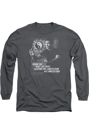 Bruce Lee No Way As A Way Long Sleeve Adult Tee / T-Shirt