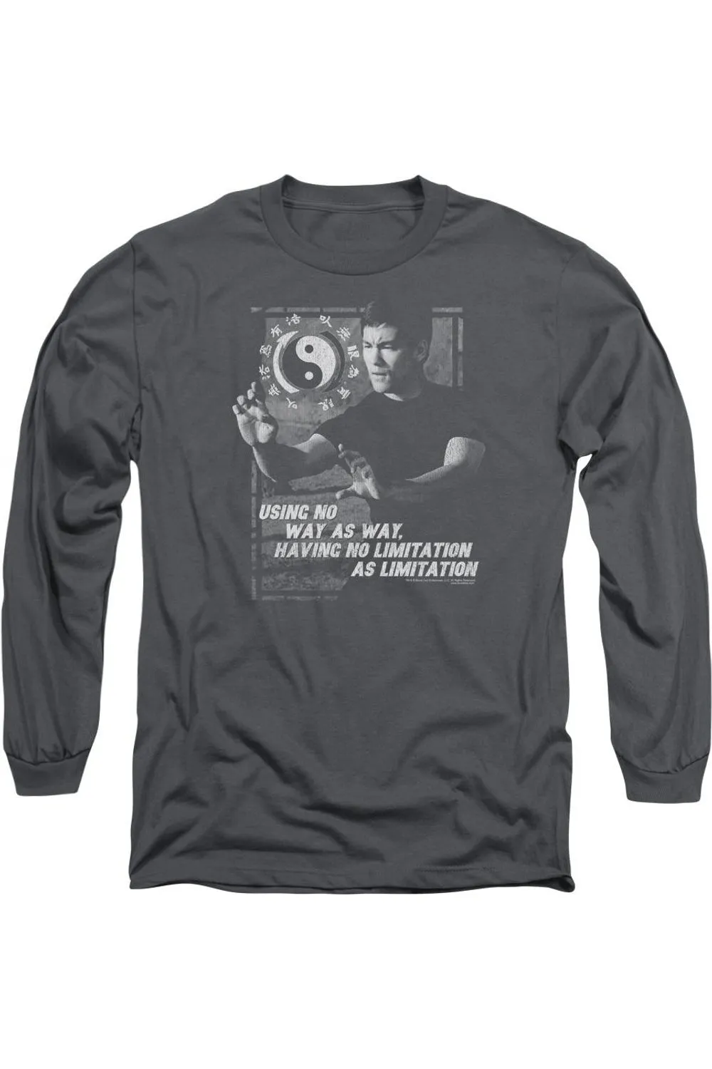 Bruce Lee No Way As A Way Long Sleeve Adult Tee / T-Shirt