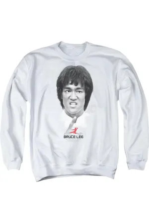 Bruce Lee Self Help Adult Crewneck Sweatshirt