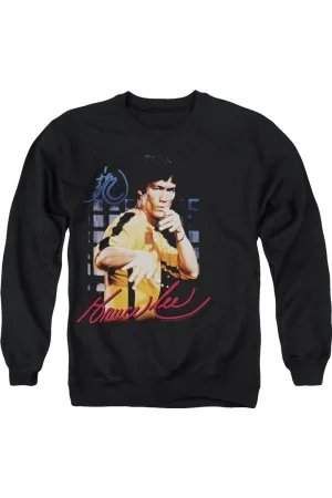 Bruce Lee Yellow Jumpsuit Adult Crewneck Sweatshirt