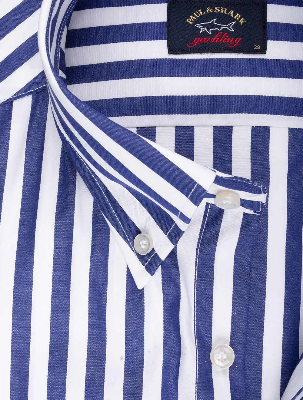 Buttondown Stripe Shirt Navy