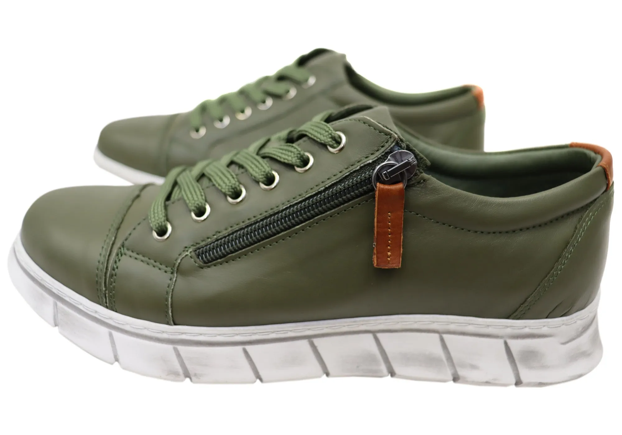 Cabello Comfort Unison Womens Leather European Casual Shoes Cabello Comfort Shoes