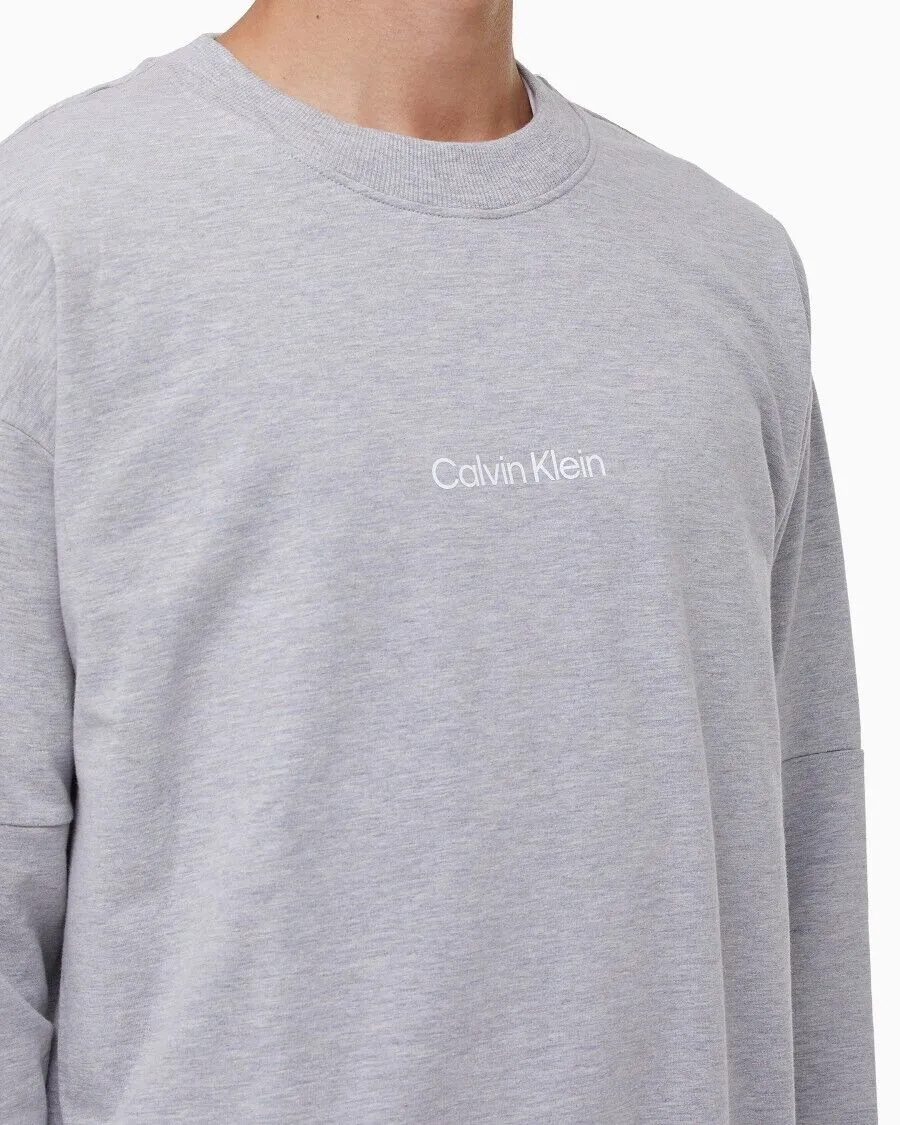 Calvin Klein Lounge NM2172050 Sweatshirt Men's Small Gray Cotton Pullover APP863