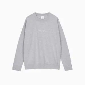 Calvin Klein Lounge NM2172050 Sweatshirt Men's Small Gray Cotton Pullover APP863