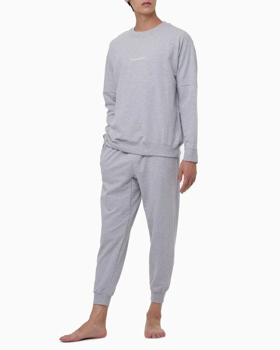 Calvin Klein Lounge NM2172050 Sweatshirt Men's Small Gray Cotton Pullover APP863