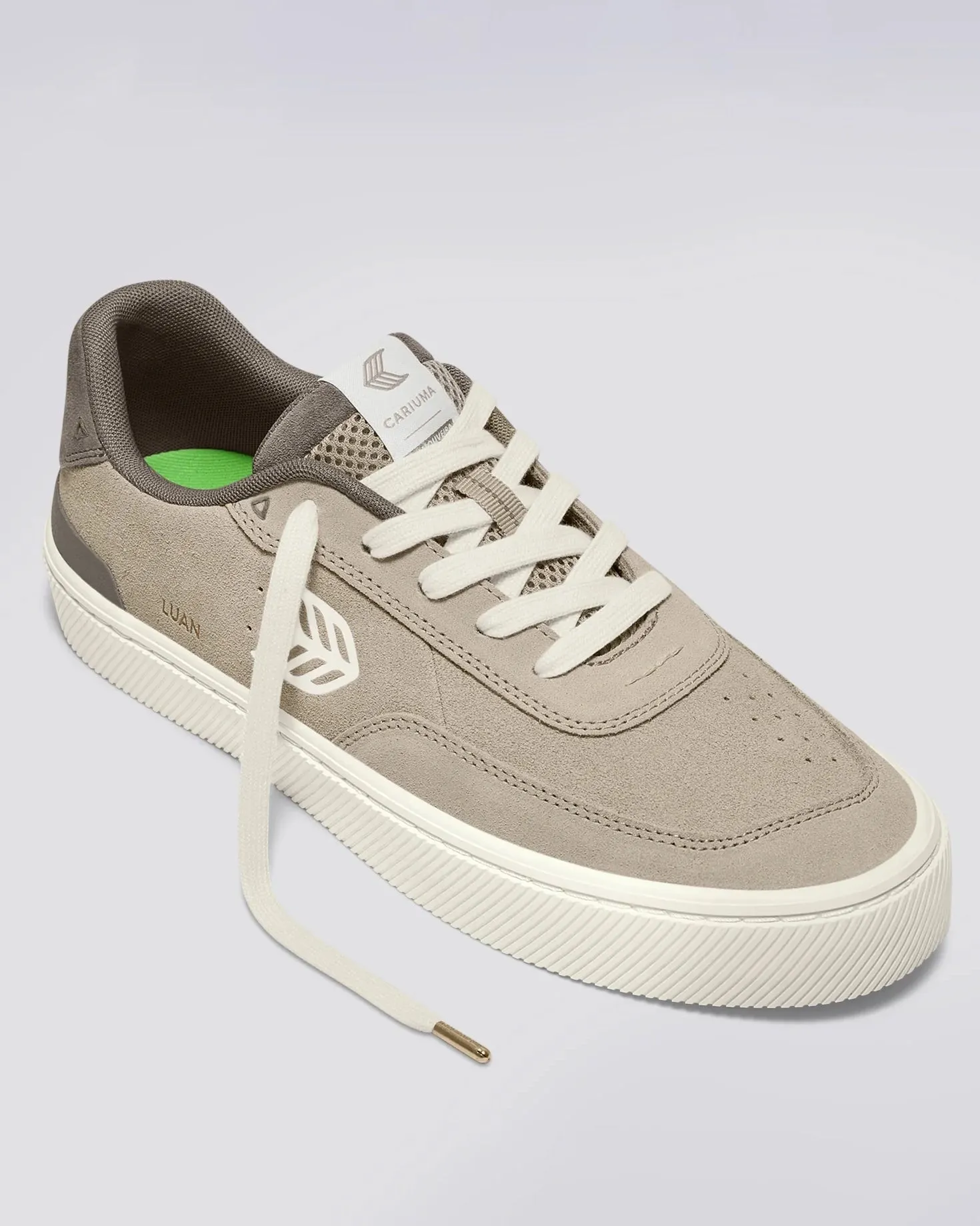 Cariuma Shoes Luan Pro Shoes in Plaza Taupe & Ivory