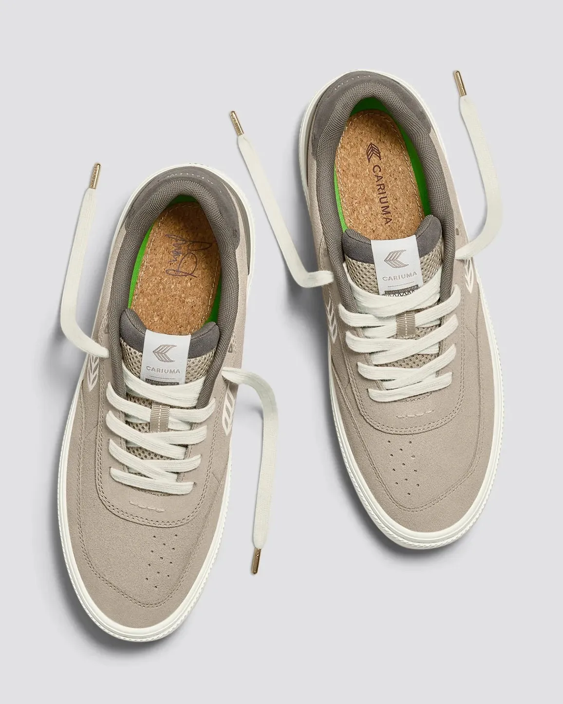 Cariuma Shoes Luan Pro Shoes in Plaza Taupe & Ivory